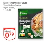 Feinschmecker Sauce Champignon Angebote von Knorr bei GLOBUS Leipzig für 0,79 €