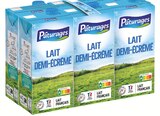 Lait UHT demi-écrémé briques - Pâturages en promo chez Intermarché Pau à 4,80 €