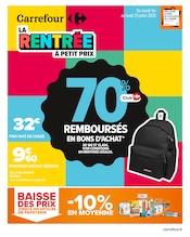 Catalogue Supermarchés Carrefour en cours à Joué-sur-Erdre et alentours, "LA RENTRÉE À PETIT PRIX", 40 pages, 01/07/2025 - 21/07/2025