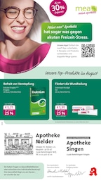 Aktueller mea - meine apotheke Apotheken Prospekt für Keltern: Unsere August-Angebote mit 4} Seiten, 01.08.2025 - 31.08.2025