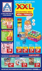 Calendrier Avent Angebote im Prospekt "XXL : DÉCOUVREZ NOS MÉGA + FORMATS" von Aldi auf Seite 1