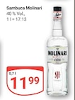 Sambuca Molinari Angebote von Molinari bei GLOBUS Weinheim für 11,99 €