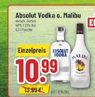 Vodka Angebote von Absolut bei Trinkgut Salzgitter für 10,99 €