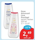 Advanced Care Duschgel von Dove im aktuellen budni Prospekt
