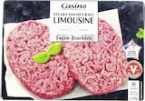 Steaks hachés race Limousine Façon Bouchère surgelés - CASINO dans le catalogue Casino Supermarchés