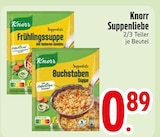 Frühlingssuppe von Knorr im aktuellen EDEKA Prospekt für 0,89 €