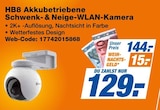 Aktuelles Akkubetriebene Schwenk- & Neige-WLAN-Kamera Angebot bei expert in Mülheim (Ruhr) ab 129,00 €