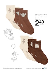 Chaussettes Angebote im Prospekt "Cette semaine : notre nouvelle collection enfant Disney" von Zeeman auf Seite 10