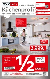 XXXLutz Möbelhäuser Prospekt "Deutschlands Küchenprofi" dieser Woche mit 12 Seiten