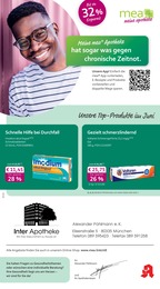 mea - meine apotheke Prospekt für München: "Unsere Juni-Angebote", 4 Seiten, 01.06.2026 - 30.06.2026