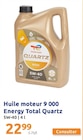 Huile moteur 9 000 Energy Total - QUARTZ en promo chez Action Rennes à 22,99 €