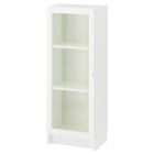 Aktuelles Bücherregal mit Glastür weiß Angebot bei IKEA in Halle (Saale) ab 59,99 €