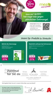 mea - meine apotheke Prospekt Unsere November-Angebote mit 4 Seiten