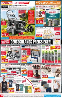 Stuhl Angebot im Norma Prospekt, gültig von 20.07.2026 bis 25.07.2026 Stuhl Angebot im aktuellen Norma Prospekt auf Seite 14