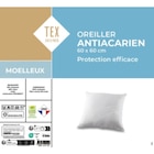 Oreiller "Anti-acarien" - TEX HOME en promo chez Carrefour Créteil à 12,99 €