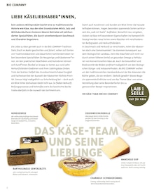 Aktueller Bio Company Potsdam Prospekt Bio Company Prospekt Potsdam "EIN MAGAZIN ĂBER KĂSE" mit 12 Seiten