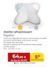 Oreiller rafraîchissant Papillon en promo chez Technicien de Santé Oreiller rafraîchissant Papillon dans le catalogue Technicien de Santé