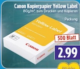 Yellow Label im Angebot bei EDEKA in Gießen Yellow Label Angebote von Canon bei EDEKA Gießen für 2,99 €