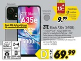 Blade A35e (64GB) im Angebot bei MEDIMAX in Dresden Blade A35e (64GB) Angebote von ZTE bei MEDIMAX Dresden für 69,99 €