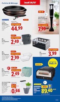 Catalogue Lidl, 30/07/2026 - 05/08/2026, L'été des Marques, 59 pages Prospectus Lidl en cours, "L'été des Marques", 59 pages