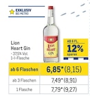 Gin Angebote von Lion Heart bei Metro Memmingen für 8,15 €