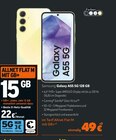 Smartphone Galaxy A55 5G 128 GB bei BSB mobilfunk im Blankenhagen Prospekt für 