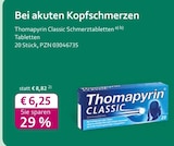 mea - meine apotheke - Thomapyrin Classic Schmerztabletten Angebot im Prospekt Thomapyrin Classic Schmerztabletten bei mea - meine apotheke im Prospekt "" für 6,25 €