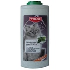 Hygiène Chat – Tyrol Désodorisant pour litière menthe – 700 ml - TYROL en promo chez Médor et Compagnie Hygiène Chat – Tyrol Désodorisant pour litière menthe – 700 ml - TYROL dans le catalogue Médor et Compagnie