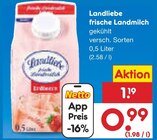 frische Landmilch von Landliebe im aktuellen Netto Marken-Discount Prospekt für 0,99 €