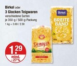 3 Glocken Teigwaren Angebote von Birkel bei V-Markt Dillingen für 1,29 €