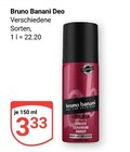 Deo im Angebot bei GLOBUS in Amberg Deo Angebote von Bruno Banani bei GLOBUS Amberg für 3,33 €