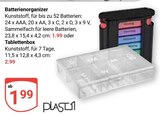 Batterienorganizer im Angebot bei GLOBUS in Siegen Batterienorganizer Angebote von PLAST1 bei GLOBUS Siegen für 1,99 €