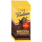 Tablettes De Chocolat Noir Extra Poulain en promo chez Auchan Hypermarché Saint-Germain-en-Laye à 3,99 €