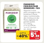 FOIN BIO POUR RONGEURS - 1KG - PARADISIO dans le catalogue Animalis