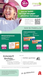 mea - meine apotheke Apotheken Prospekt der aktuellen Woche mit 4 Seiten, gültig von 01.07.2026 bis 31.07.2026, in Göttingen und Umgebung Aktueller mea - meine apotheke Apotheken Prospekt in Göttingen und Umgebung, "Unsere Juli-Angebote" mit 4 Seiten, 01.07.2026 - 31.07.2026