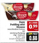 Pudding oder Mousse Angebote von Dany bei Marktkauf Altenburg für 0,88 €