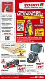 toom Baumarkt Prospekt für Quellendorf mit 22 Seiten toom Baumarkt Prospekt für Quellendorf: WOCHENWEISE MEGAPREISE!, 22 Seiten, 18.06.2022 - 24.06.2022