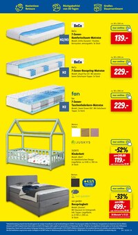 Bett im aktuellen Lidl Prospekt (Frankfurt (Main)) Bett im Lidl Prospekt "LIDL LOHNT SICH" mit 64 Seiten (Frankfurt (Main))