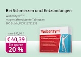 mea - meine apotheke - Wobenzym Angebot im Prospekt Wobenzym bei mea - meine apotheke im Prospekt "" für 40,39 €