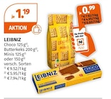 Choco, Butterkeks oder Minis Angebote von LEIBNIZ bei Müller Freiburg für 1,19 €