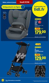Promos Siège Auto Bébé dans le catalogue "La rentrée des économies" de Lidl Siège Auto Bébé en promo dans le catalogue Lidl à la page 32