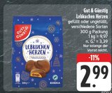 Lebkuchen Herzen Angebote von Gut & Günstig bei EDEKA Hoyerswerda für 2,99 €
