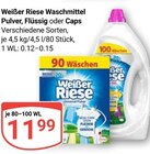Waschmittel Pulver im Angebot bei GLOBUS in Trier Waschmittel Pulver Angebote von Weißer Riese bei GLOBUS Trier für 11,99 €