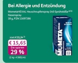 MometaHEXAL Heuschnupfenspray bei mea - meine apotheke im Prospekt "" für 15,65 €