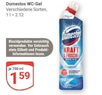 WC-Gel im Angebot bei GLOBUS in Saarlouis WC-Gel Angebote von Domestos bei GLOBUS Saarlouis für 1,59 €
