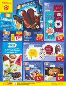 Eis im Netto Marken-Discount Prospekt "Aktuelle Angebote" mit 49 Seiten (Regensburg)