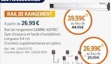 Promo Rail de rangement à 26,99 € dans le catalogue Husqvarna à Bourg-Achard