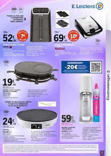 Promotion Appareil croque-gaufre dans le prospectus E.Leclerc, valable du 03/03/2026 au 14/03/2026 Promo Appareil croque-gaufre dans le catalogue E.Leclerc du moment à la page 7
