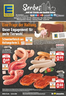 Aktueller EDEKA Prospekt "Aktuelle Angebote" Seite 1 von 24 Seiten für Essen