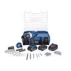 Coffret Perceuse Visseuse À Percussion 20 V en promo chez Auchan Hypermarché Coffret Perceuse Visseuse À Percussion 20 V dans le catalogue Auchan Hypermarché